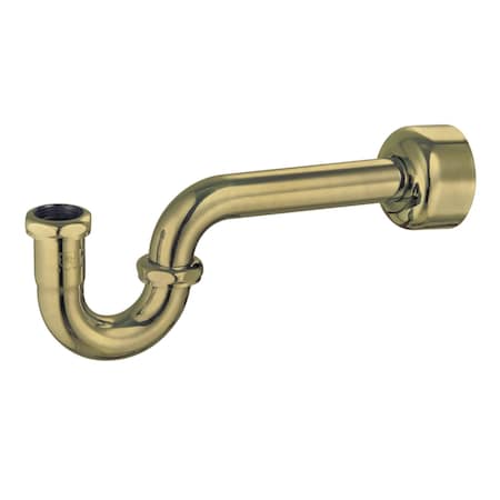 Kingston Brass 114inch Brass PTrap, 18 Gauge, Antique Brass CC8143